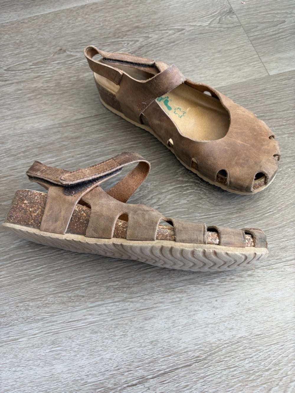 Bionatura clogs Women’s Brown Leather‎ Slingback Comfort Sandals